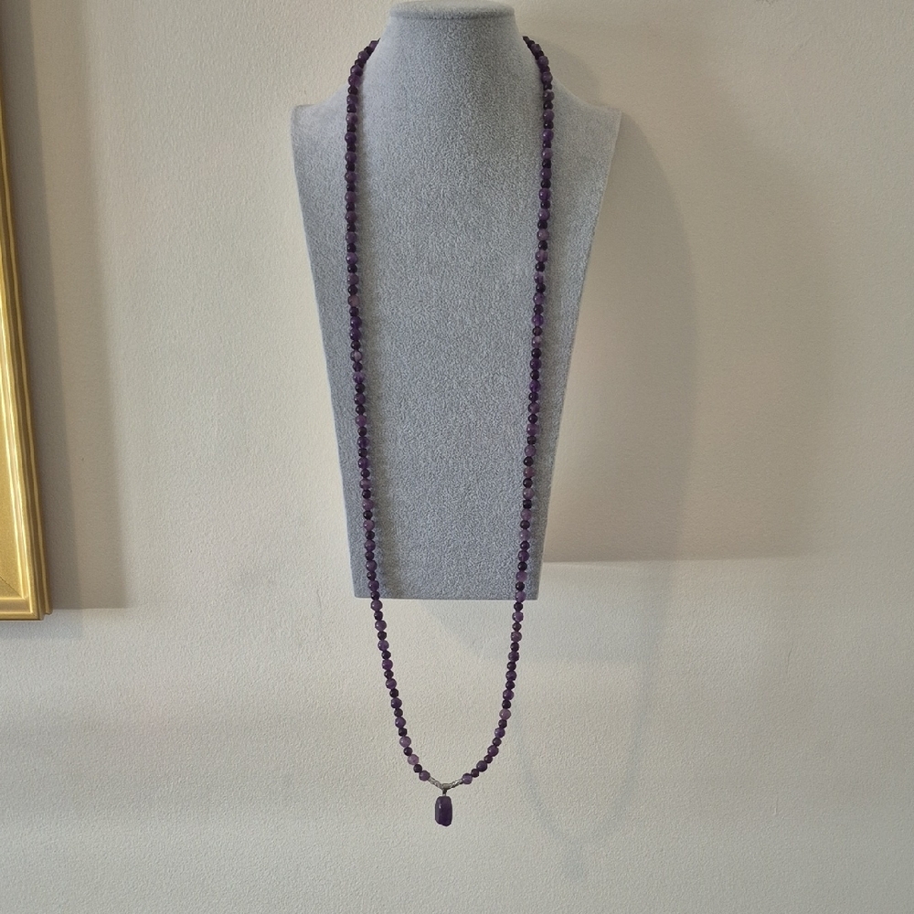 Natural AMETHYST NECKLACE & BRACLET